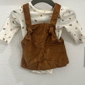 Baby girl overall dress